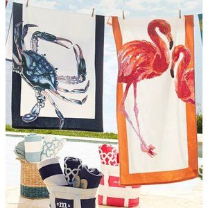 Pottery Barn Crab Pool Towel - NIP